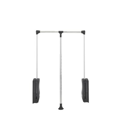 REV-A-SHELF Rev-A-Shelf - Adjustable Side Mounted Pull Down Closet Rod with Telescoping Handle and Mounting Hardware CPDR-1826